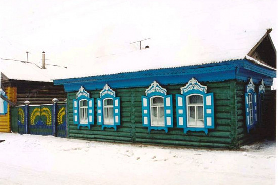 Дома жителей села Большой Куналей